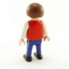 Playmobil Enfant Garçon Bleu et Rouge Ceinture Marron 4333