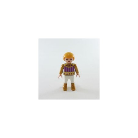 Playmobil 26878 Playmobil Enfant Garçon Viking Blanc Violet et Doré 3154