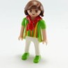 Playmobil 15468 Playmobil Femme Vert Blanc Col Rouge