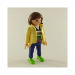 Playmobil 15470 Playmobil Modern Blue and Yellow Woman with Yellow Waistcoat