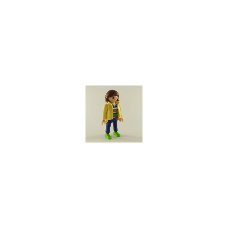 Playmobil 15470 Playmobil Modern Blue and Yellow Woman with Yellow Waistcoat