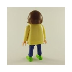 Playmobil Modern Blue and Yellow Woman with Yellow Waistcoat