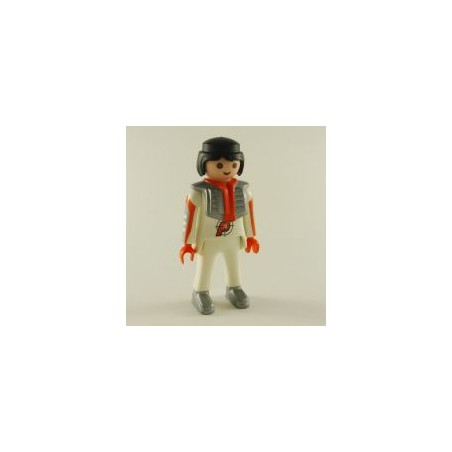 Playmobil 22849 Playmobil Femme Moderne Blanc et Orange Future Planet