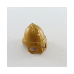 Playmobil 17718 Playmobil Casque de Chevalier Médiéval Barbare Doré