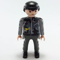 Playmobil Homme Gris Treillis Camouflage