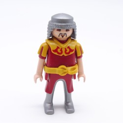 Playmobil 36684 Homme Chevalier Asiatique Samourai Rouge et Jaune