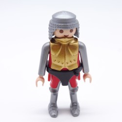 Playmobil 36689 Men's Knight Red and Silver Golden Armor Black Belt