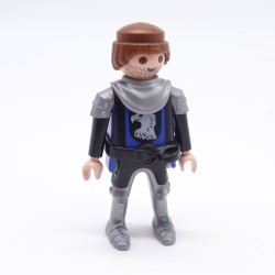 Playmobil 36704 Gray Knight Black and Blue Black Belt Falcon