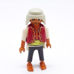 Playmobil 36711 Hispanic Pirate Man Red Vest Barefoot