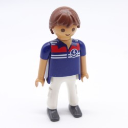 Playmobil 36730 Blue and White Tanned Man Anchor