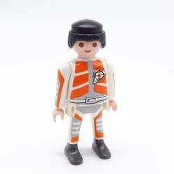 Playmobil 36738 Man White and Orange Top Agent 4875