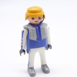 Playmobil 36745 Men's Blue and White Breastplate Gray Big Shoes