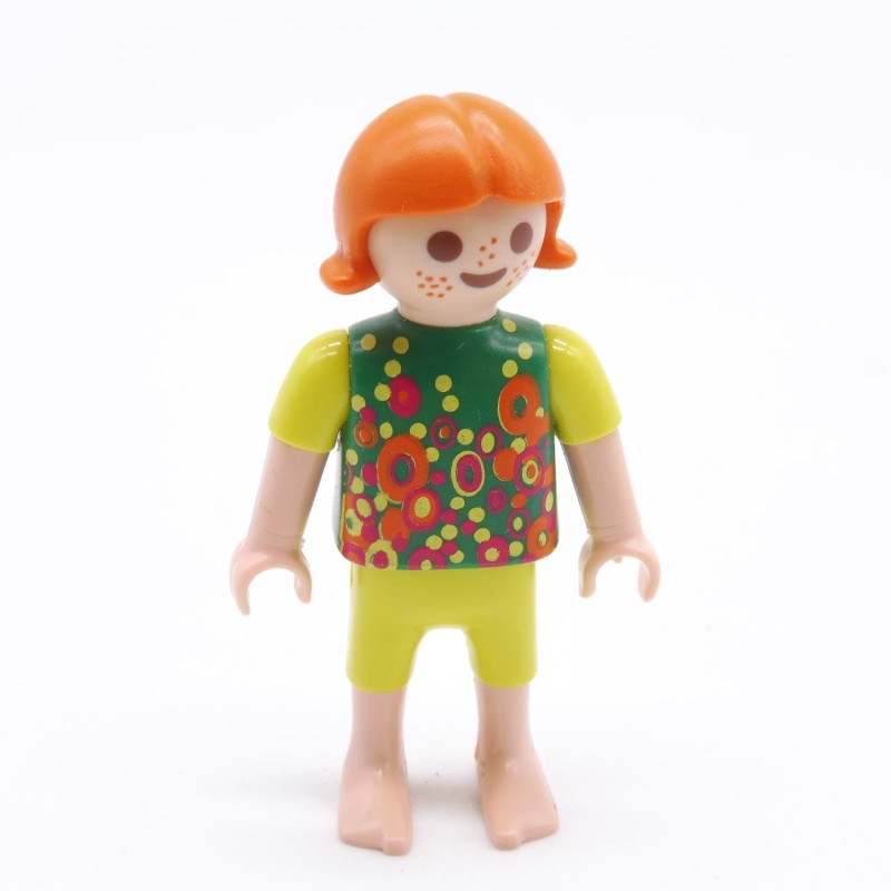 Playmobil 36757 Child Girl Green and Yellow Barefoot 9138