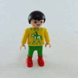 Playmobil 29090 Playmobil Child Boy Green and Yellow Horse 3925