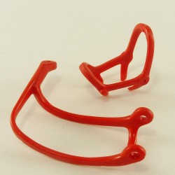 Playmobil 7309 Playmobil Halter and Red Reins Horse 2nd Generation