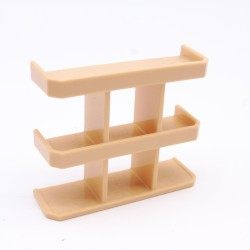 Playmobil 37343 étagère marron clair pour mur creux System X 4263 4264
