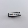 Playmobil 20169 Plaque Immatriculation Voiture Sport Tuning 4321