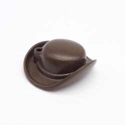 Playmobil 38292 Chapeau Bord Relevé Marron Foncé avec Trou