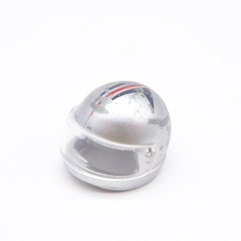 Playmobil 38335 Casque de Moto Gris avec Visière Usé