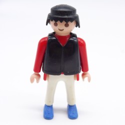 Playmobil 38542 Homme Rouge et Blanc Gilet Noir
