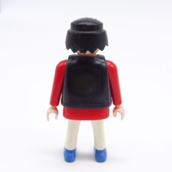 Playmobil 38542 Homme Rouge et Blanc Gilet Noir