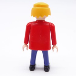 Playmobil 38543 Homme rouge et Bleu col blanc
