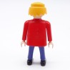Playmobil 38543 Homme rouge et Bleu col blanc