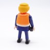 Playmobil 38545 Homme Garde Côte Bleu gilet Orange 4448