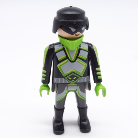 Playmobil 38550 Homme Gris Noir Vert Espace Agent Secret Espion