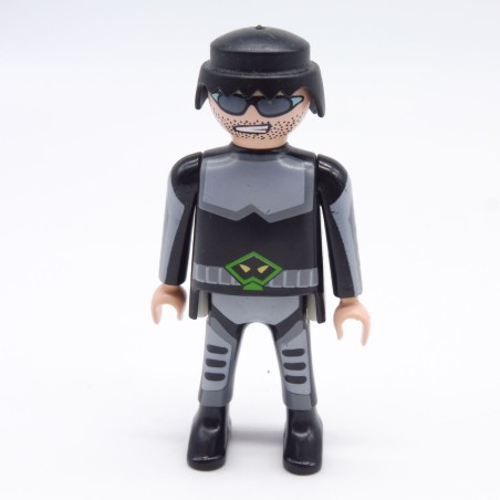 Playmobil 38551 Homme Gris Noir Vert Espace Agent Secret Espion