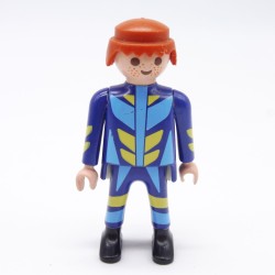Playmobil 38554 Homme Bleu et Jaune Bottines Noires