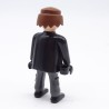Playmobil 38558 Homme Policier Gris et Noir Mains noires Holster