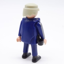 Playmobil 38565 Homme Policier Bleu et Argent Gilet Pareballe Holster