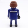 Playmobil 38566 Homme Policier Bleu et Argent Holster
