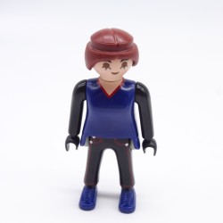 Playmobil 38574 Femme Noir et Bleu Voleuse
