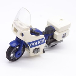 Playmobil 38594 Moto de Police 3986 incomplète et jaunie