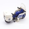 Playmobil 38594 Moto de Police 3986 incomplète et jaunie