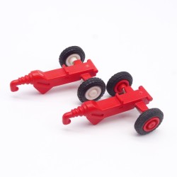 Playmobil 38629 Lot de 2 Remorques pour Tracteur Enfant
