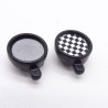 Playmobil 38636 Lot de 2 Spots Noirs Rond pour Camion Voiture Jeep
