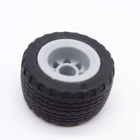 Playmobil 38723 Roue Diamètre 32 mm Largeur 18 mm Jante Grise