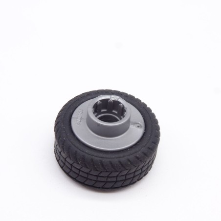 Playmobil 38726 Roue Diamètre 31 mm Largeur 12 mm Jante Grise