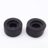 Playmobil 38743 Lot de 2 Petits Pneus lisses Diamètre 20 mm Largeur 12 mm dont 1 usé