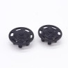 Playmobil 38779 Lot de 2 Enjoliveurs de Roue Noirs
