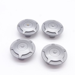 Playmobil 38783 Lot de 4 Enjoliveurs de Roue Gris