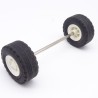 Playmobil 38835 Essieu Métal Longueur 120 mm Roues Diamètre 44 mm Largeur 19 mm 3879