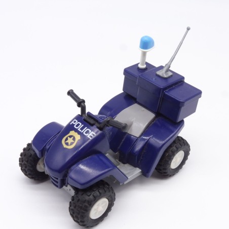 Playmobil 38935 Quad Police 4168 un peu sale