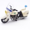 Playmobil 28417 Moto de Police Blanche Vintage 3564 3489 Jaunissement
