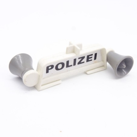 Playmobil 27968 Sirène de Voiture de Police Vintage 3215