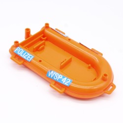 Playmobil 30575 Bateau Pneumatique Orange Vintage