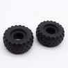 Playmobil 31851 Lot de 2 Pneus Diamètre 24mm Largeur 12mm